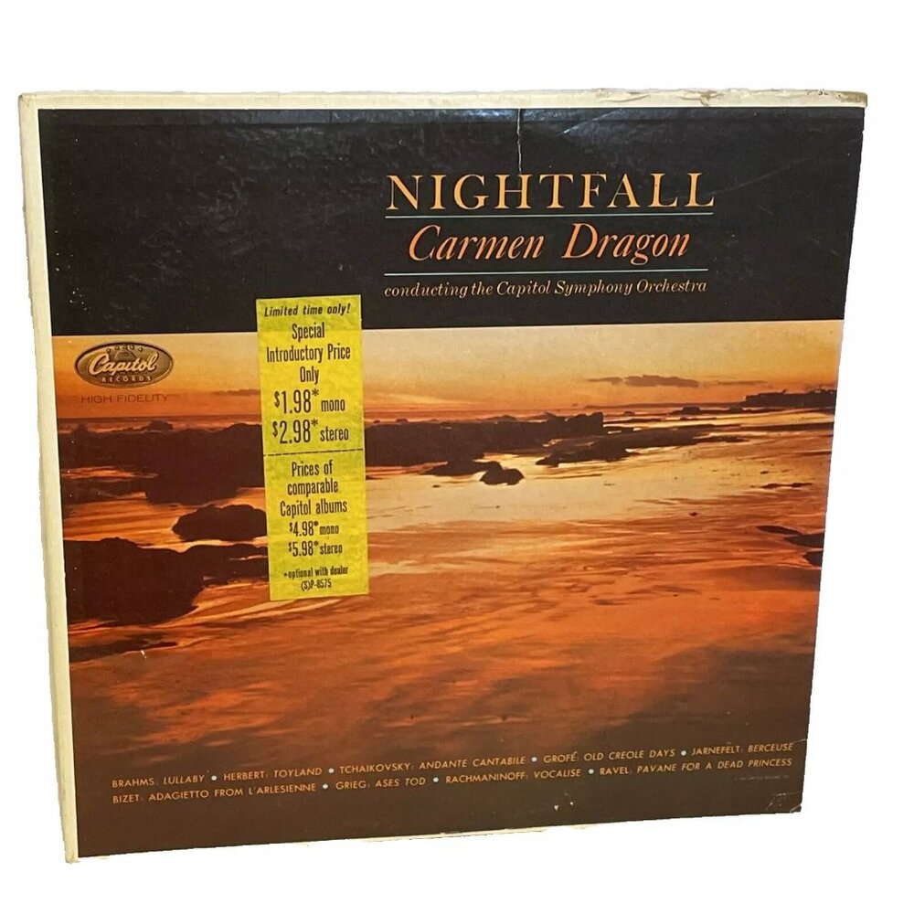 Carmen Dragon Capitol Symphony Orchestra Nightfall (Vinyl, 1961) Capitol P 8575